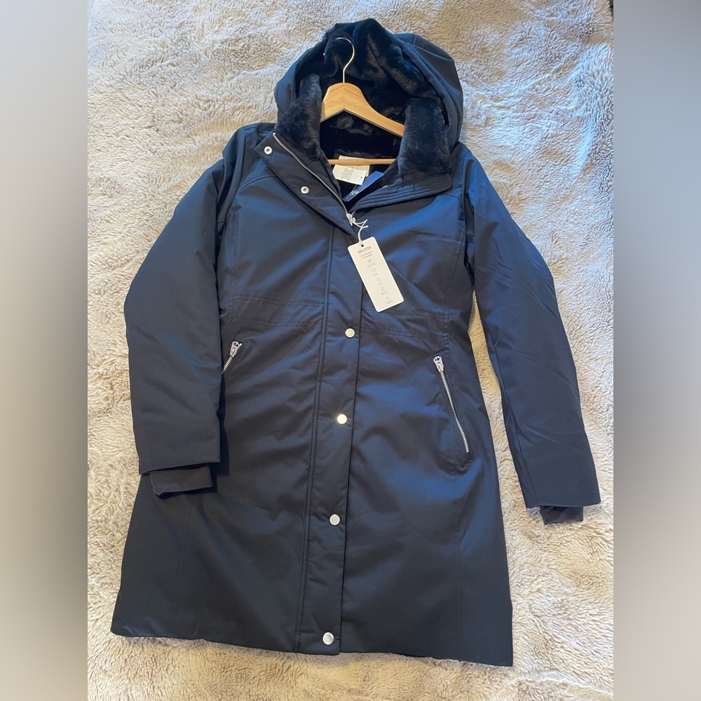 NWT Hollister All-Weather Faux Fur-Lined Parka